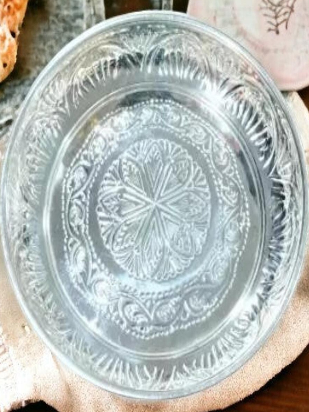

Sigaram Textured German Silver Kalash Chambu