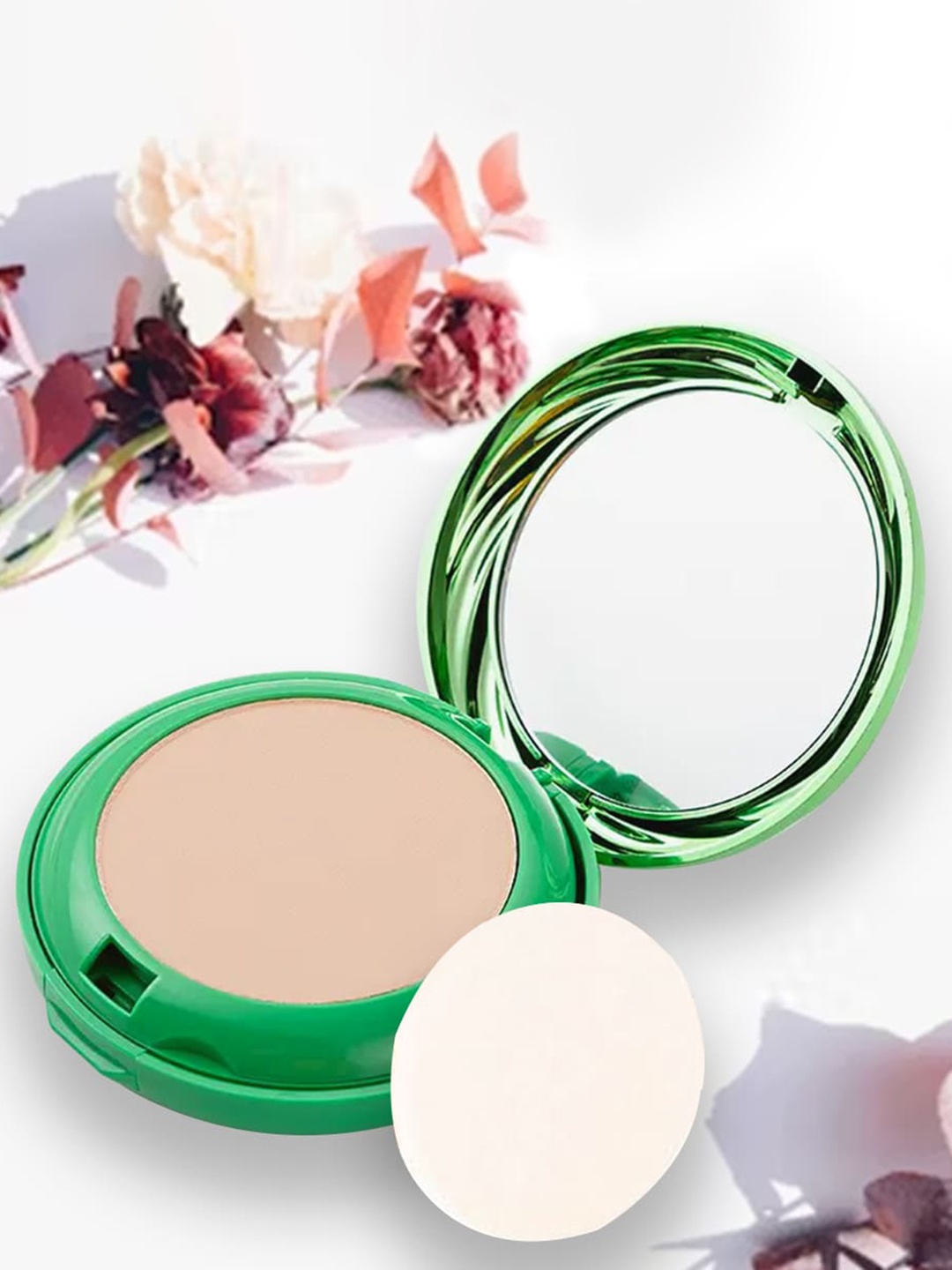 

Adbeni Green Tea 2-In-1 Compact Powder Concealer - 20g - Shade 01, Beige