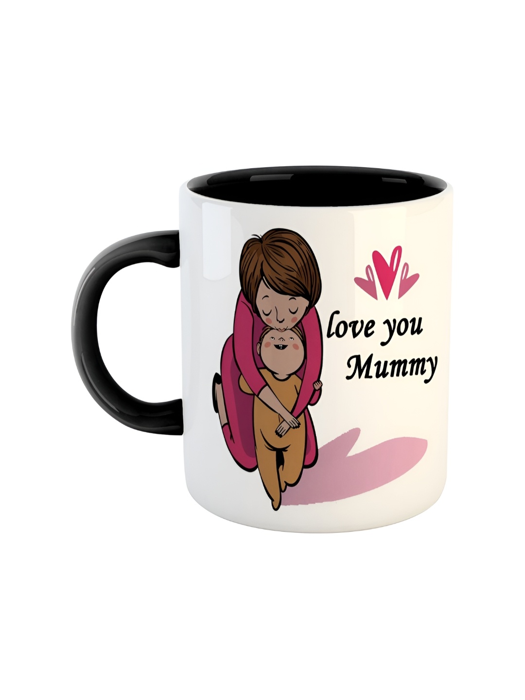 ARTBUG Black & White Printed Ceramic Glossy Dishwasher And Microwave Safe Mug 350ml