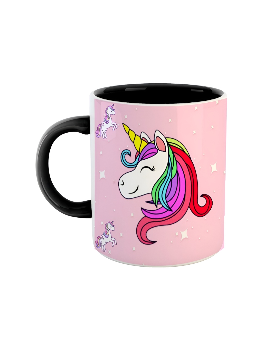 

ARTBUG Black Printed Ceramic Glossy Mug