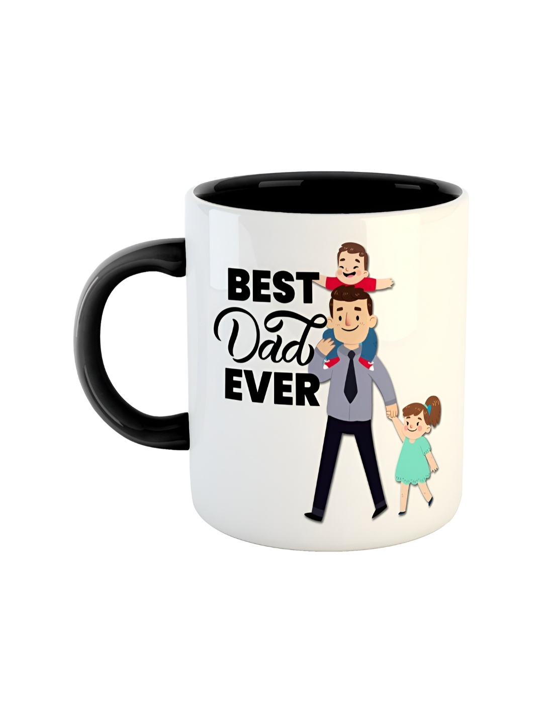 

ARTBUG Black White Printed Ceramic Glossy Mugs 350 ml