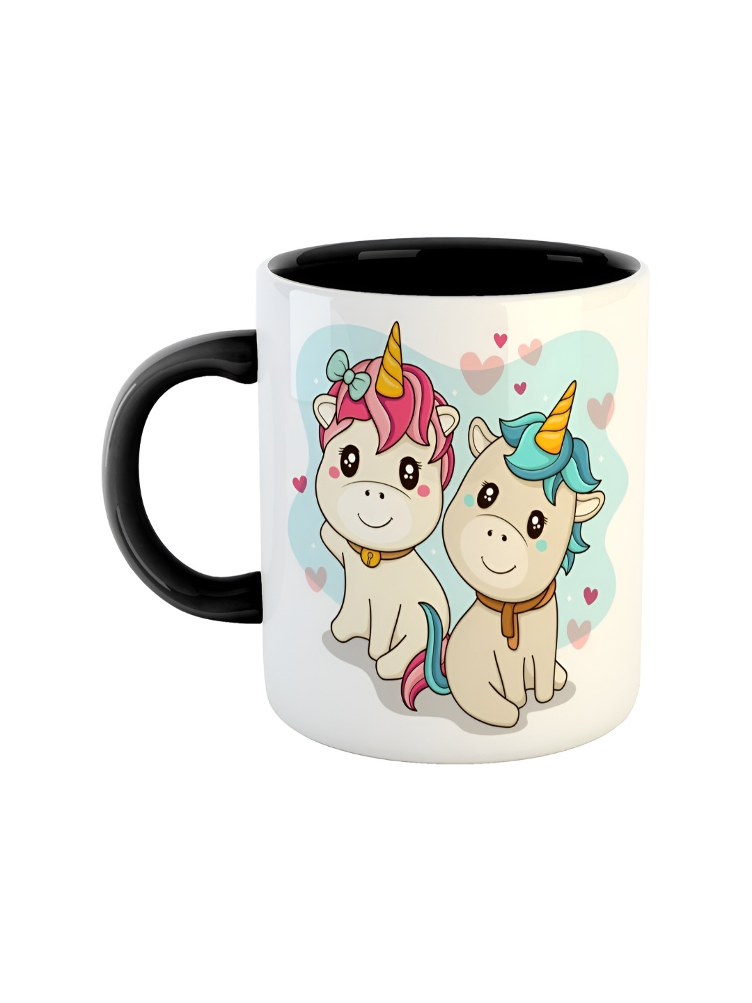 

ARTBUG Black & White Unicorn Printed Ceramic Glossy Mug 350 ml