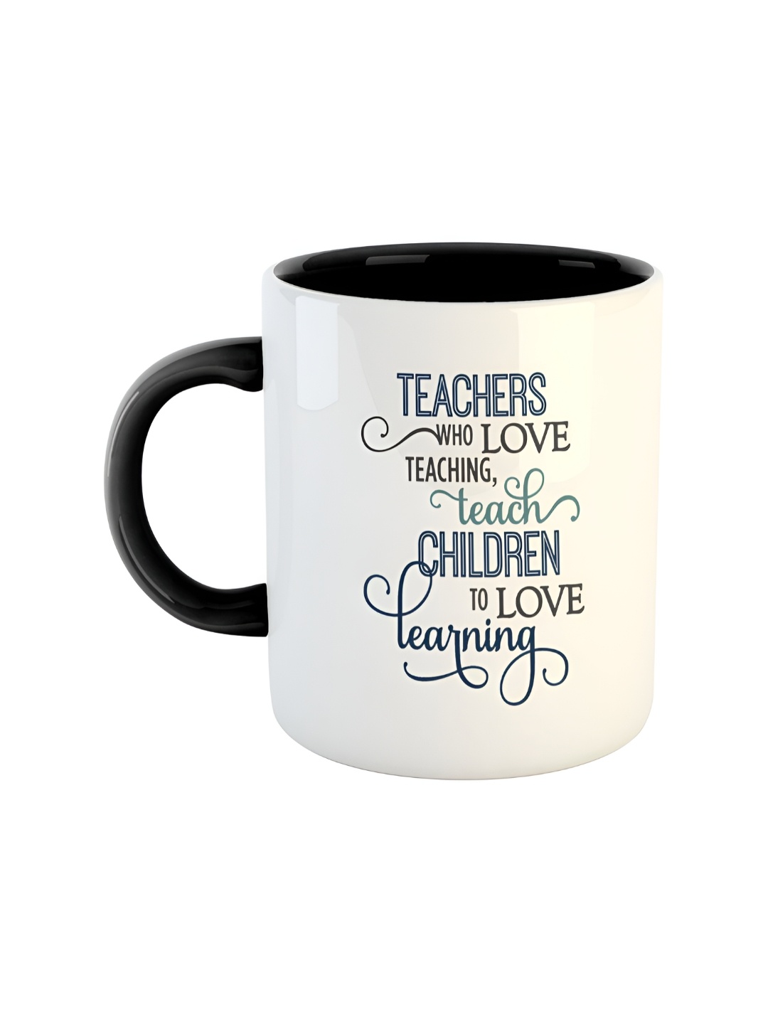

ARTBUG Black Printed Dishwasher and Microwave Safe Text or Slogans Ceramic Glossy Mug
