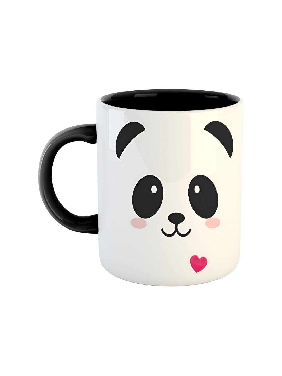 

ARTBUG Black & White Panda Graphic Printed Ceramic Glossy Mug 350 ml