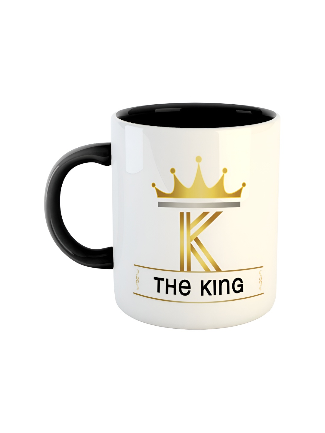 ARTBUG Black Printed Dishwasher and Microwave Safe Text or Slogans Ceramic Glossy Mug