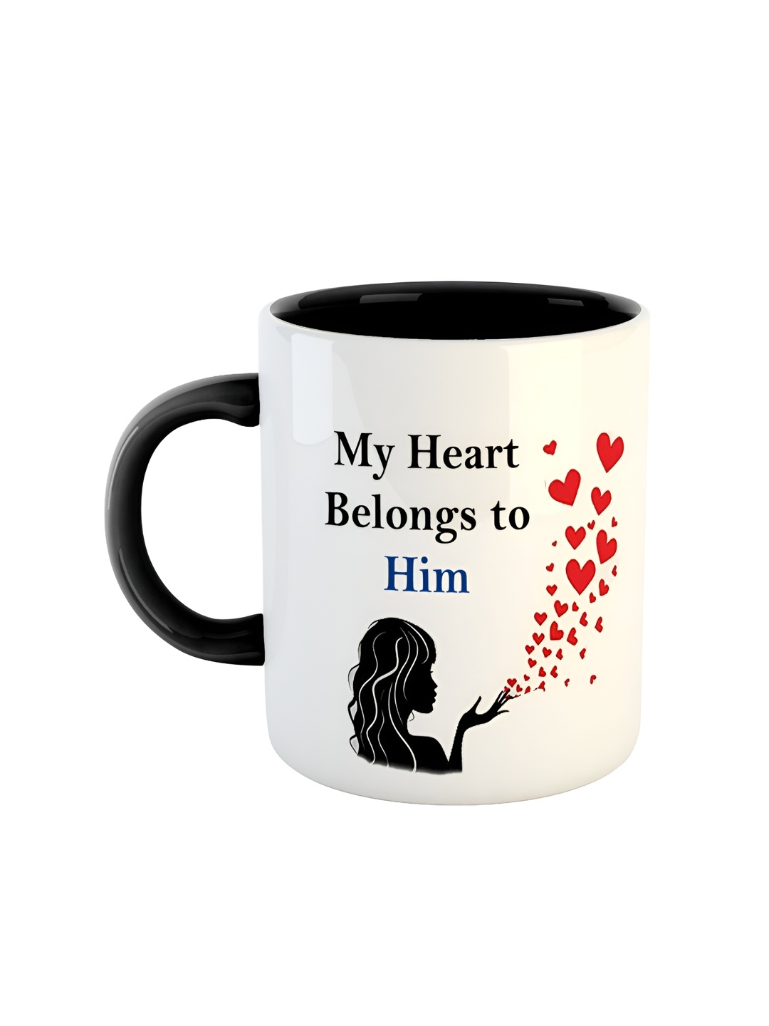 

ARTBUG Black White Printed Ceramic Glossy Mugs 350 ml
