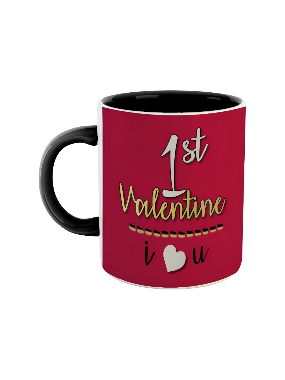 

ARTBUG Black Printed Ceramic Glossy Mug