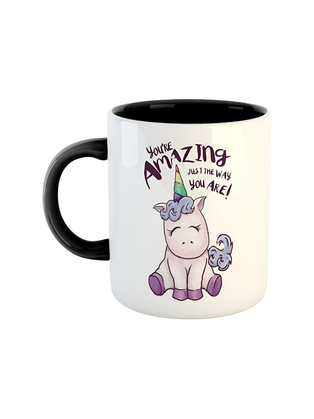 

ARTBUG Black White Printed Ceramic Glossy Mugs 350 ml