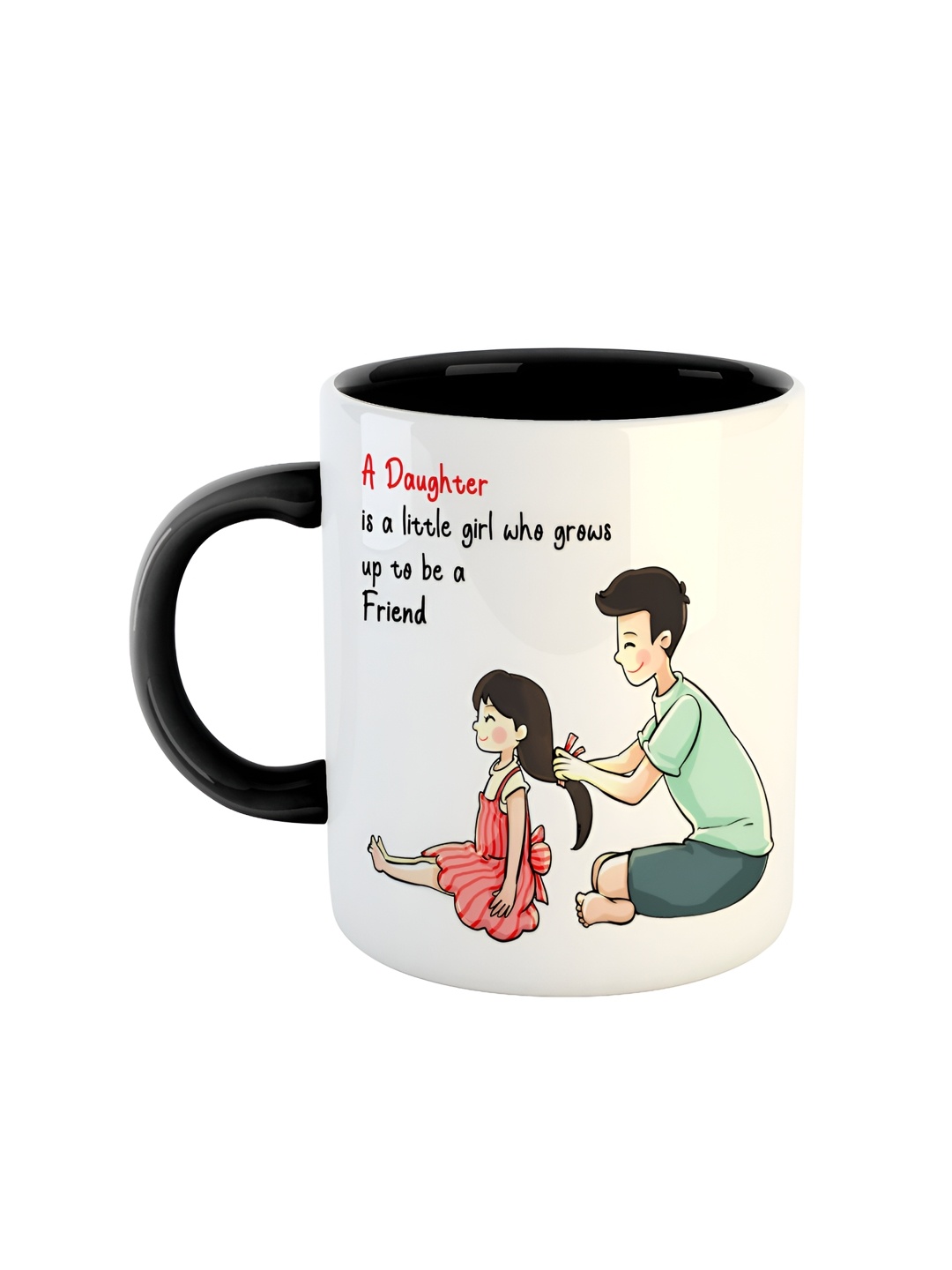ARTBUG Black & White Printed Ceramic Glossy Mug 350 ml