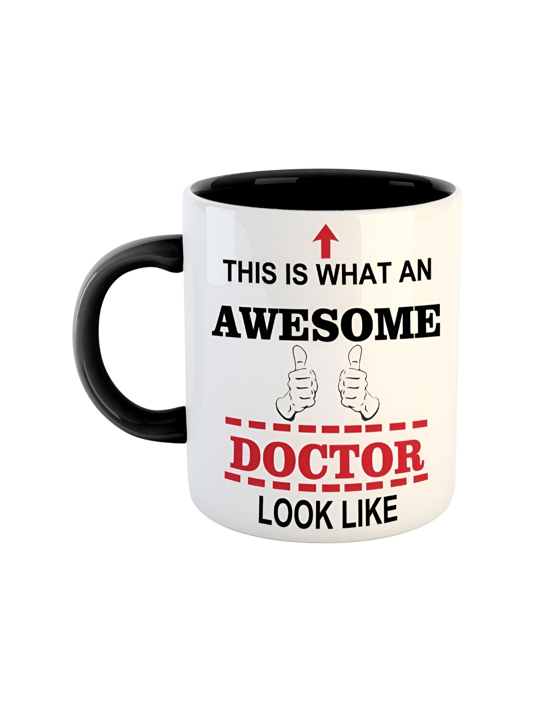 

ARTBUG Black & White Printed Ceramic Glossy Mug