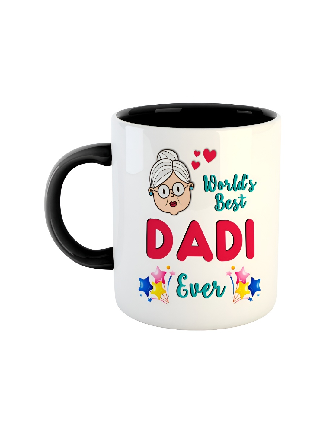 ARTBUG Black & White Printed Ceramic Glossy Mug 350 ml