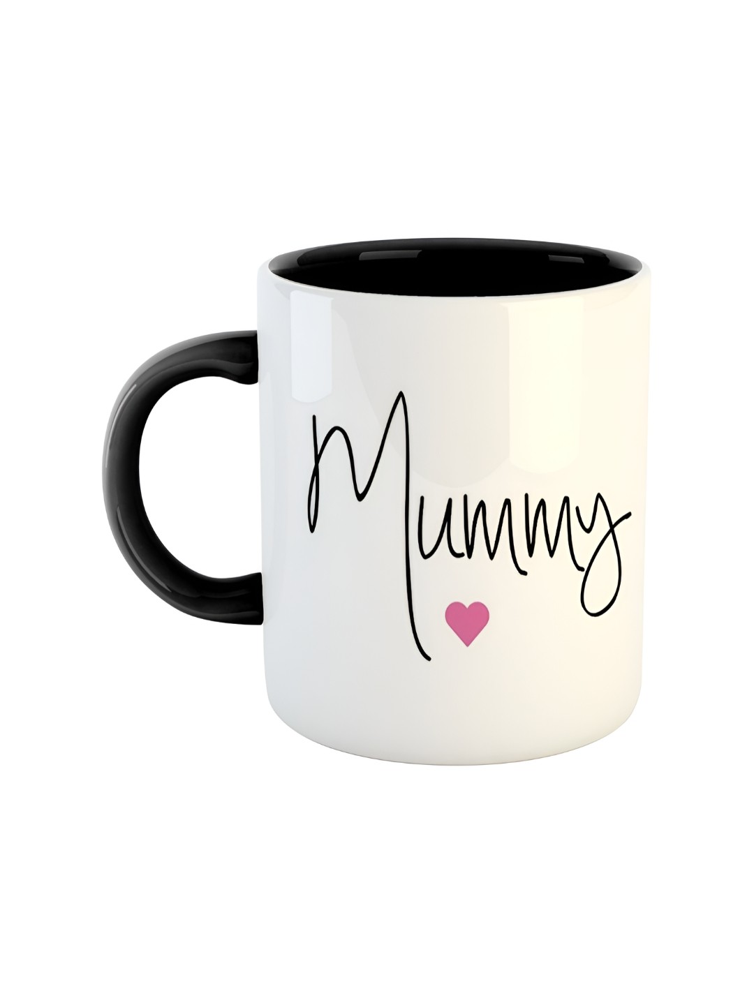 

ARTBUG Black & White Typography Printed Ceramic Glossy Mug 350 ml