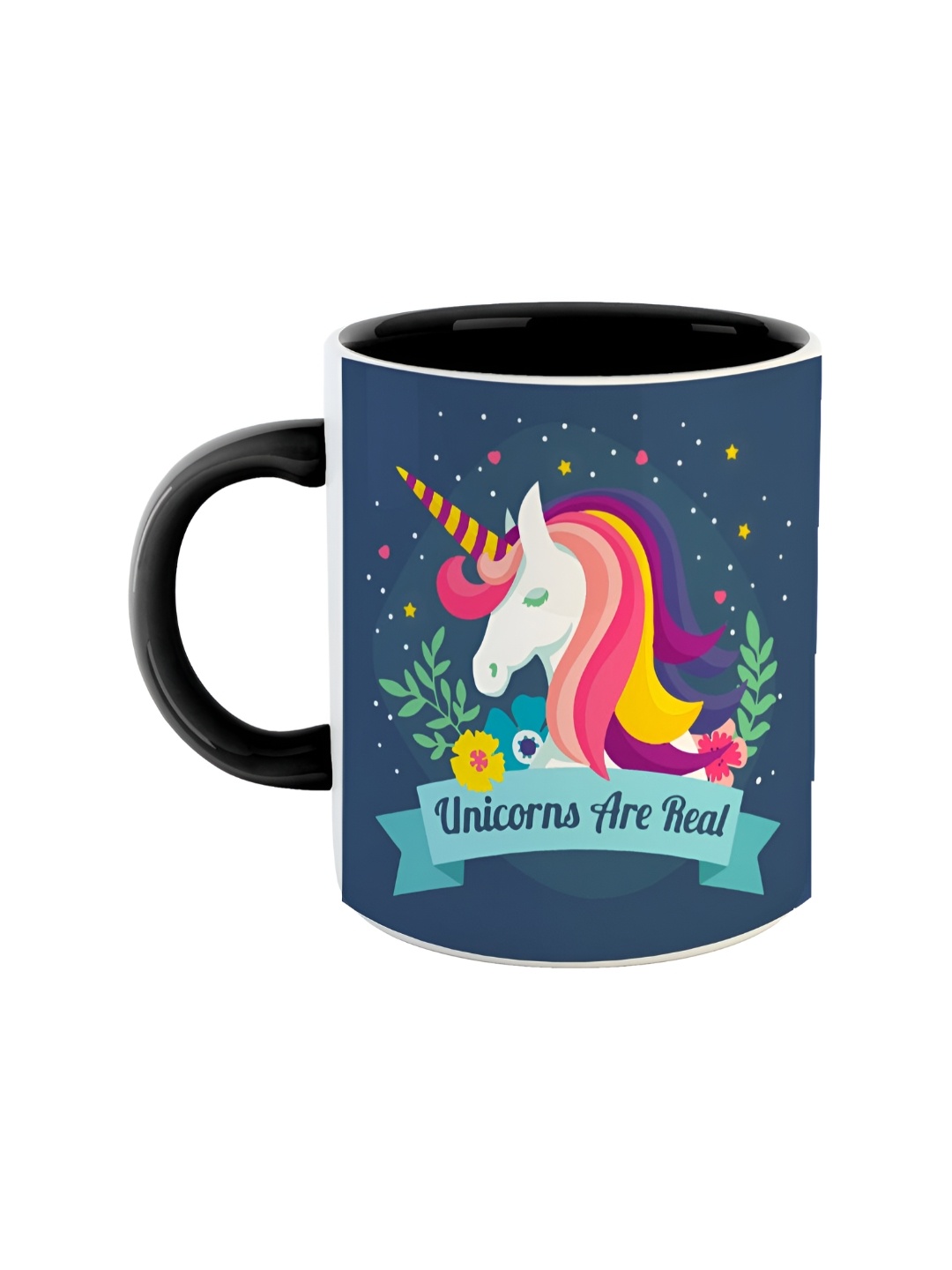 

ARTBUG Black & White Printed Ceramic Glossy Dishwasher And Microwave Safe Mug 350ml