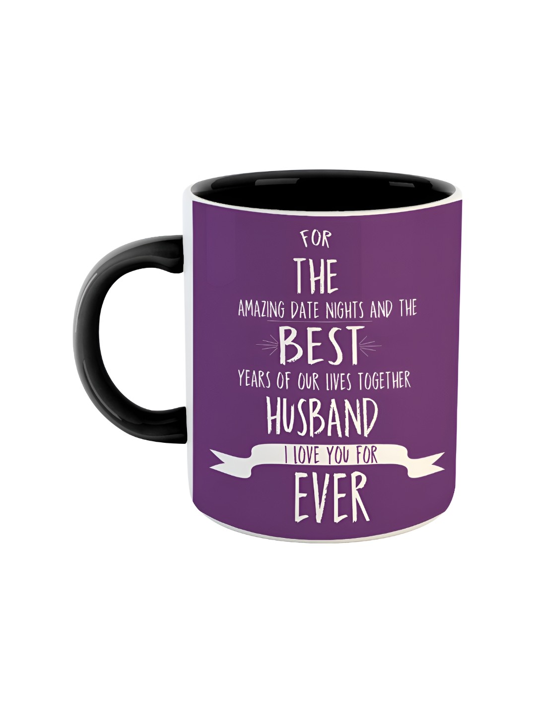 

ARTBUG Black Printed Ceramic Glossy Mug