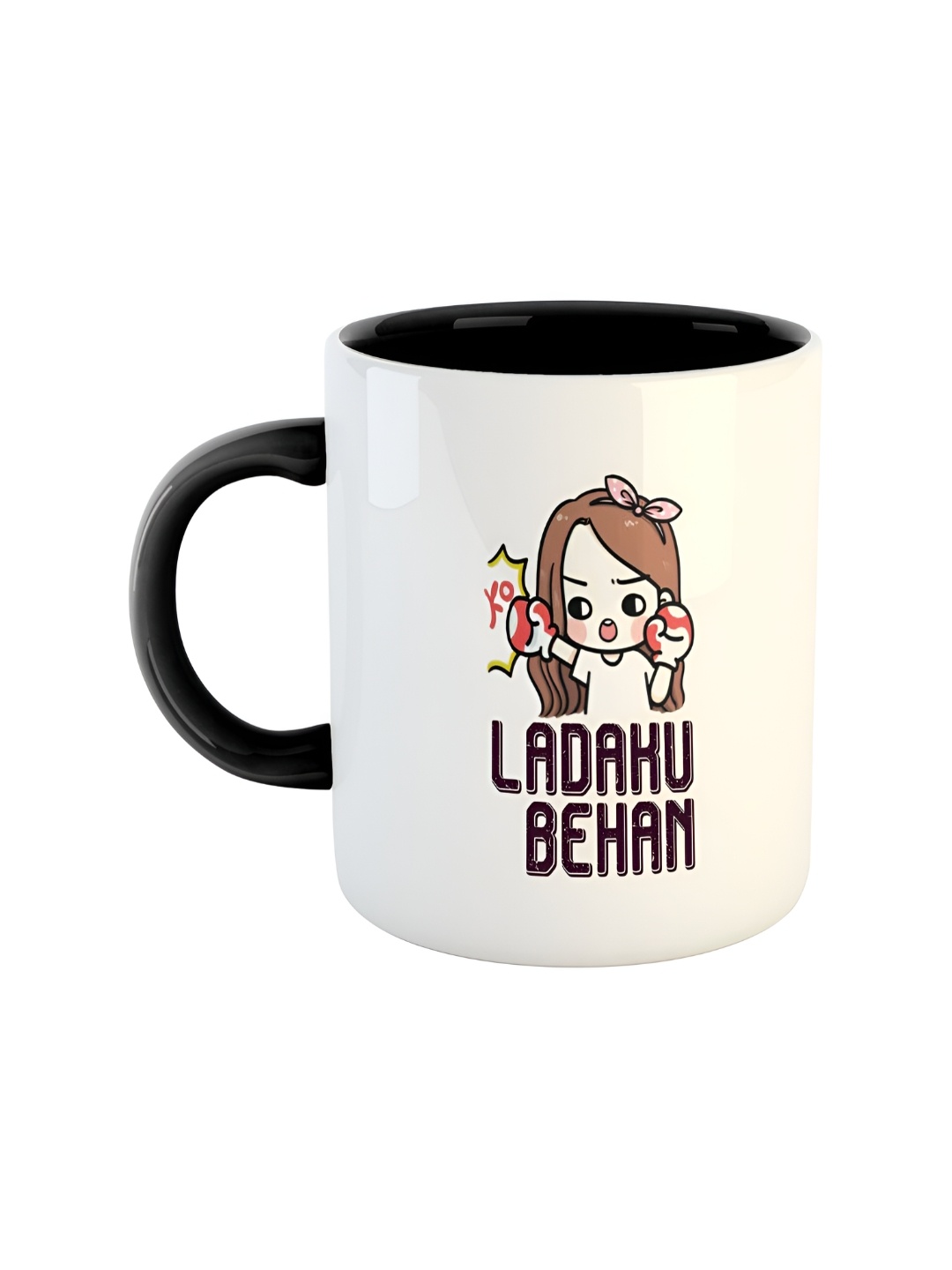 

ARTBUG Black & White Printed Ceramic Glossy Mugs