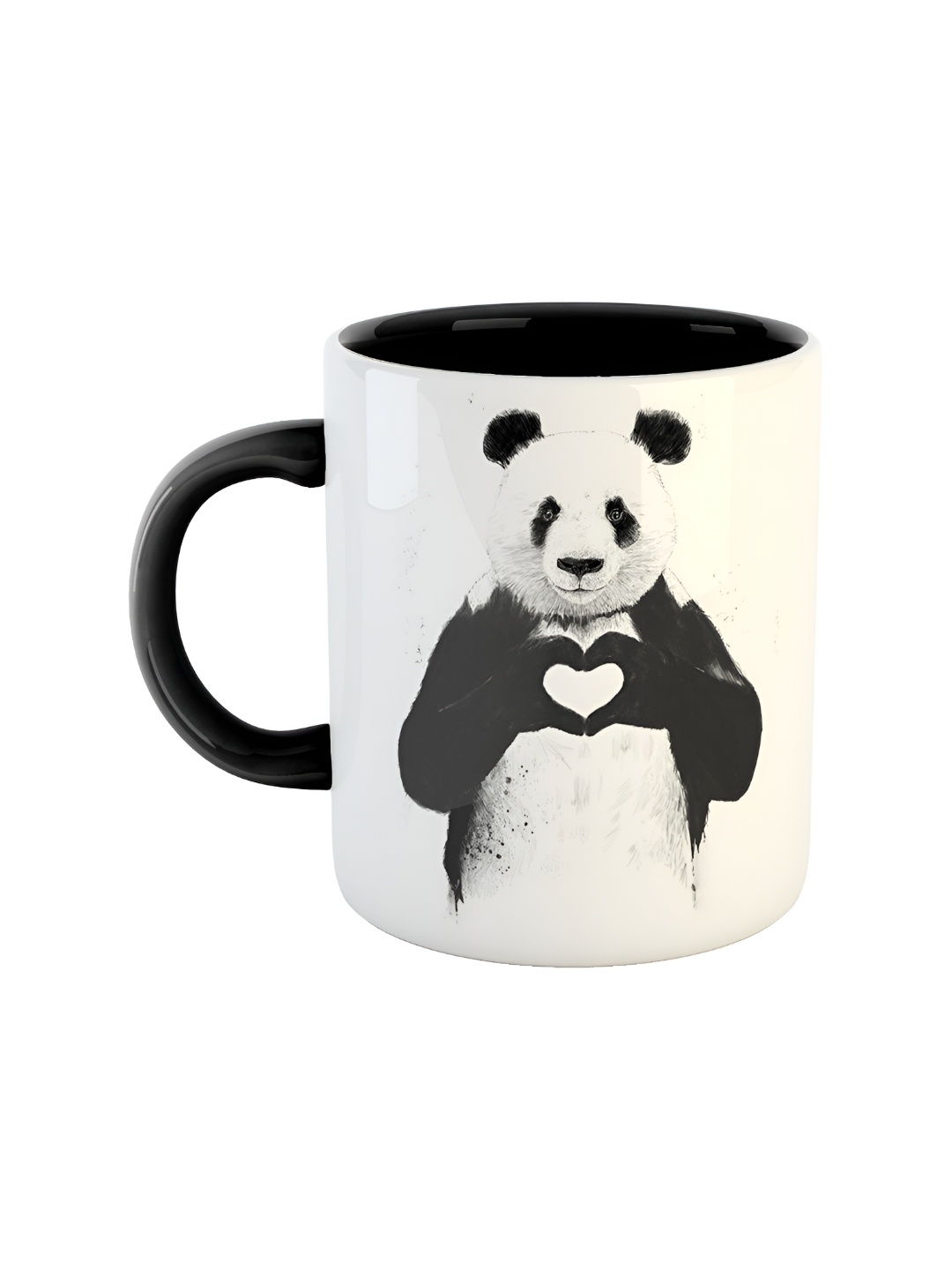

ARTBUG Black & White Printed Ceramic Glossy Mug 350 ml