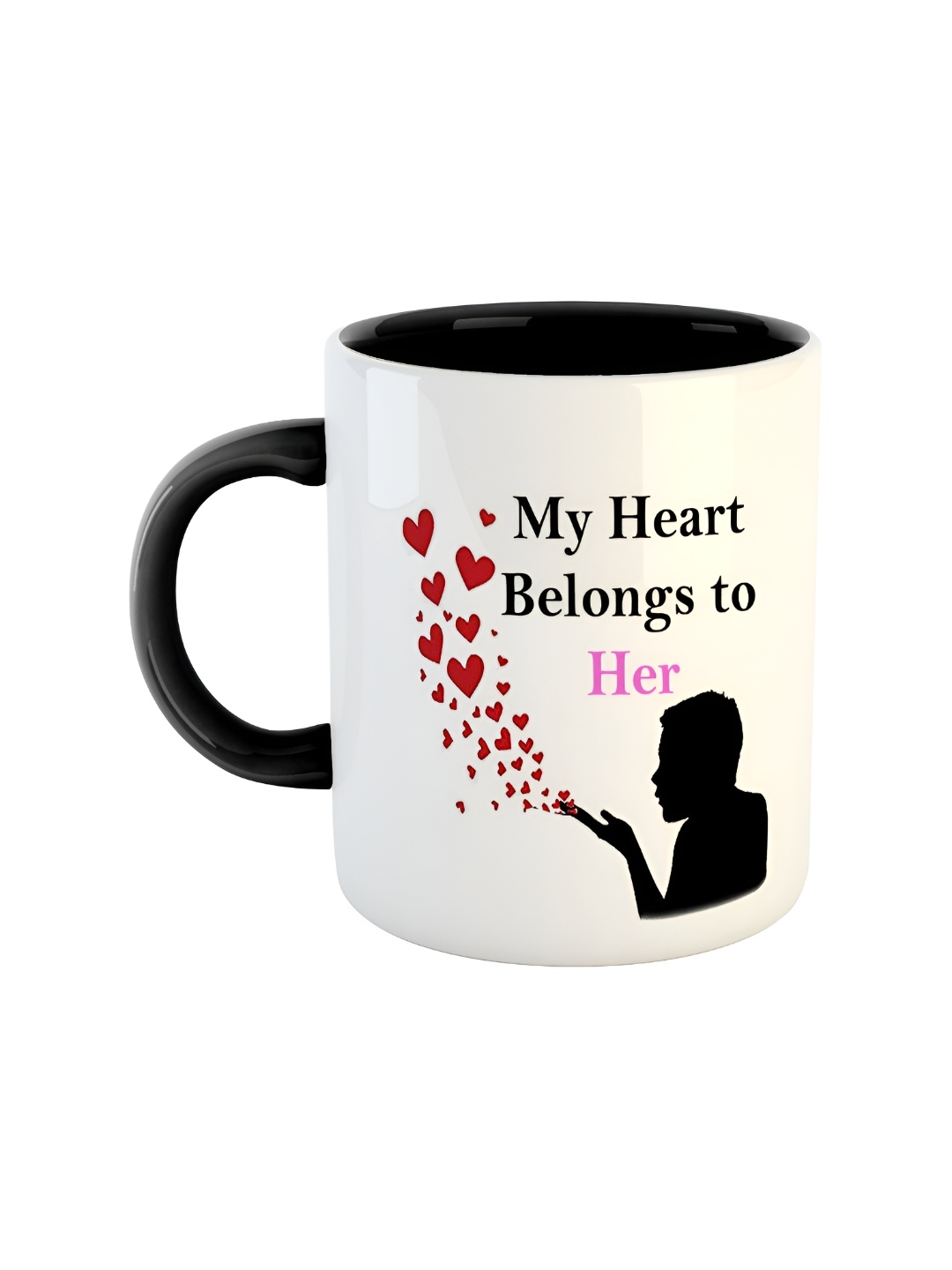 

ARTBUG Black & White Printed Ceramic Glossy Mug 350 ml