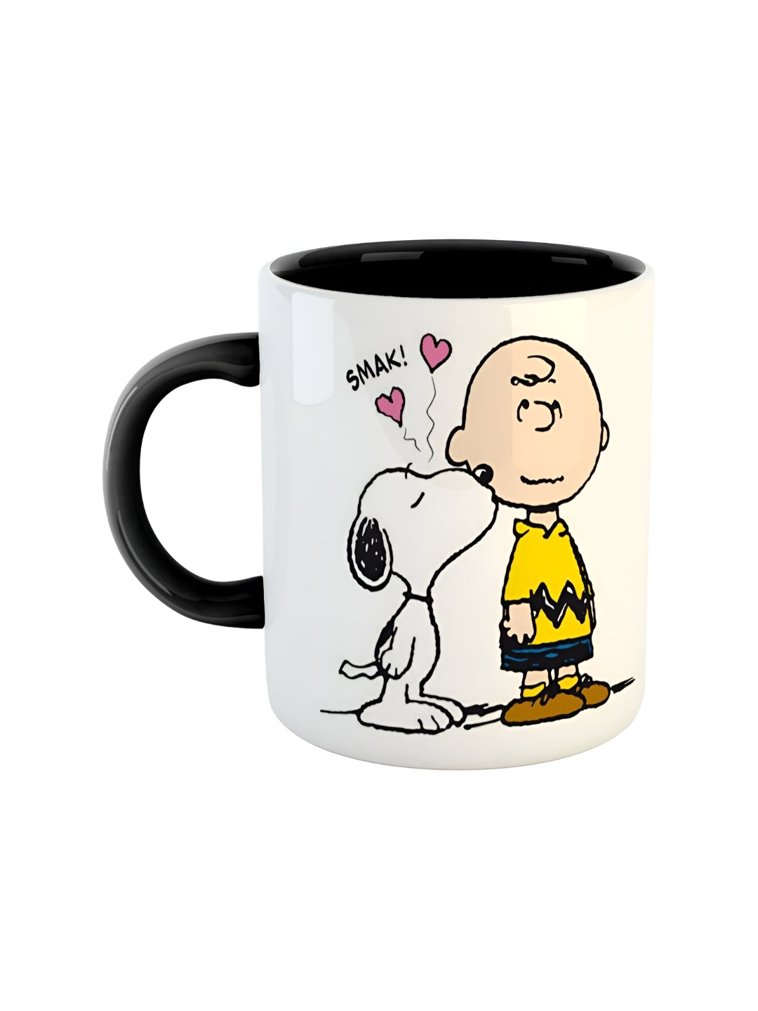 

ARTBUG Black & White Dishwasher Safe Printed Ceramic Glossy Mug 350 ml