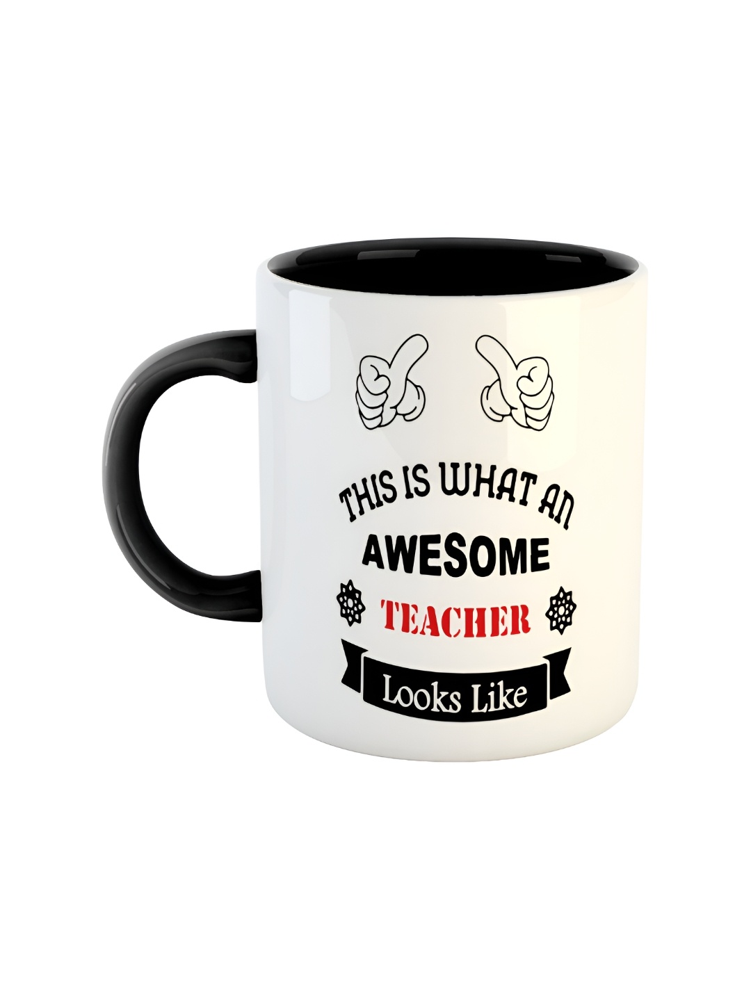 

ARTBUG Black & White Printed Ceramic Glossy Mug 350 ml