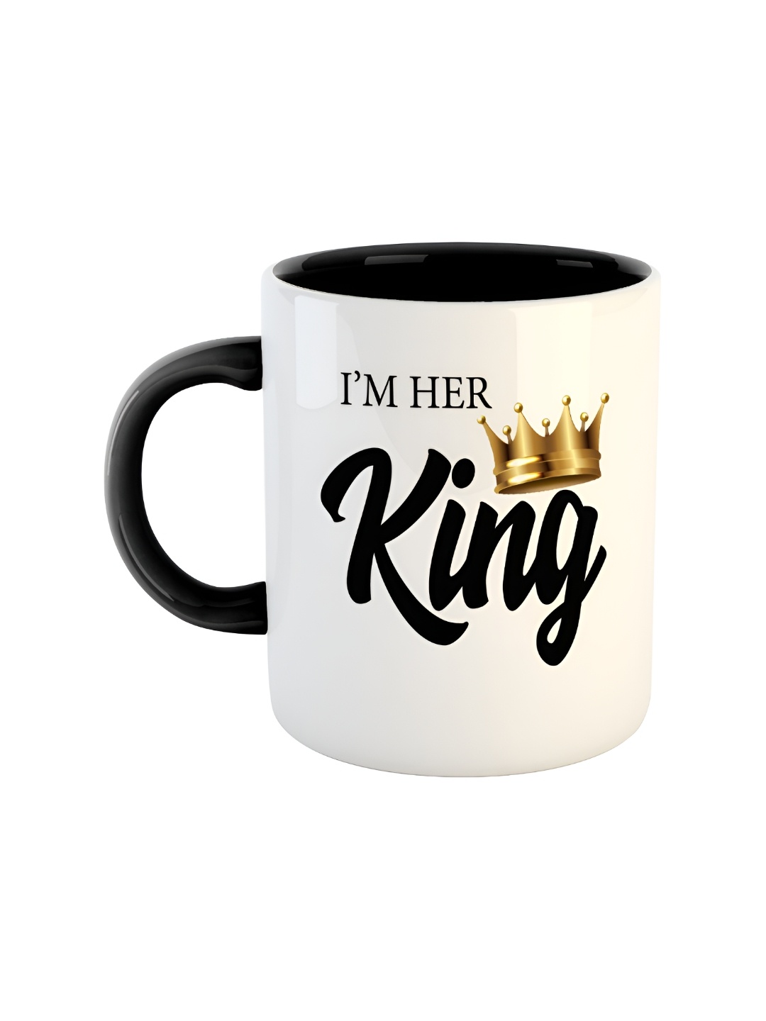 

ARTBUG Black & White Printed Ceramic Glossy Dishwasher And Microwave Safe Mug 350ml