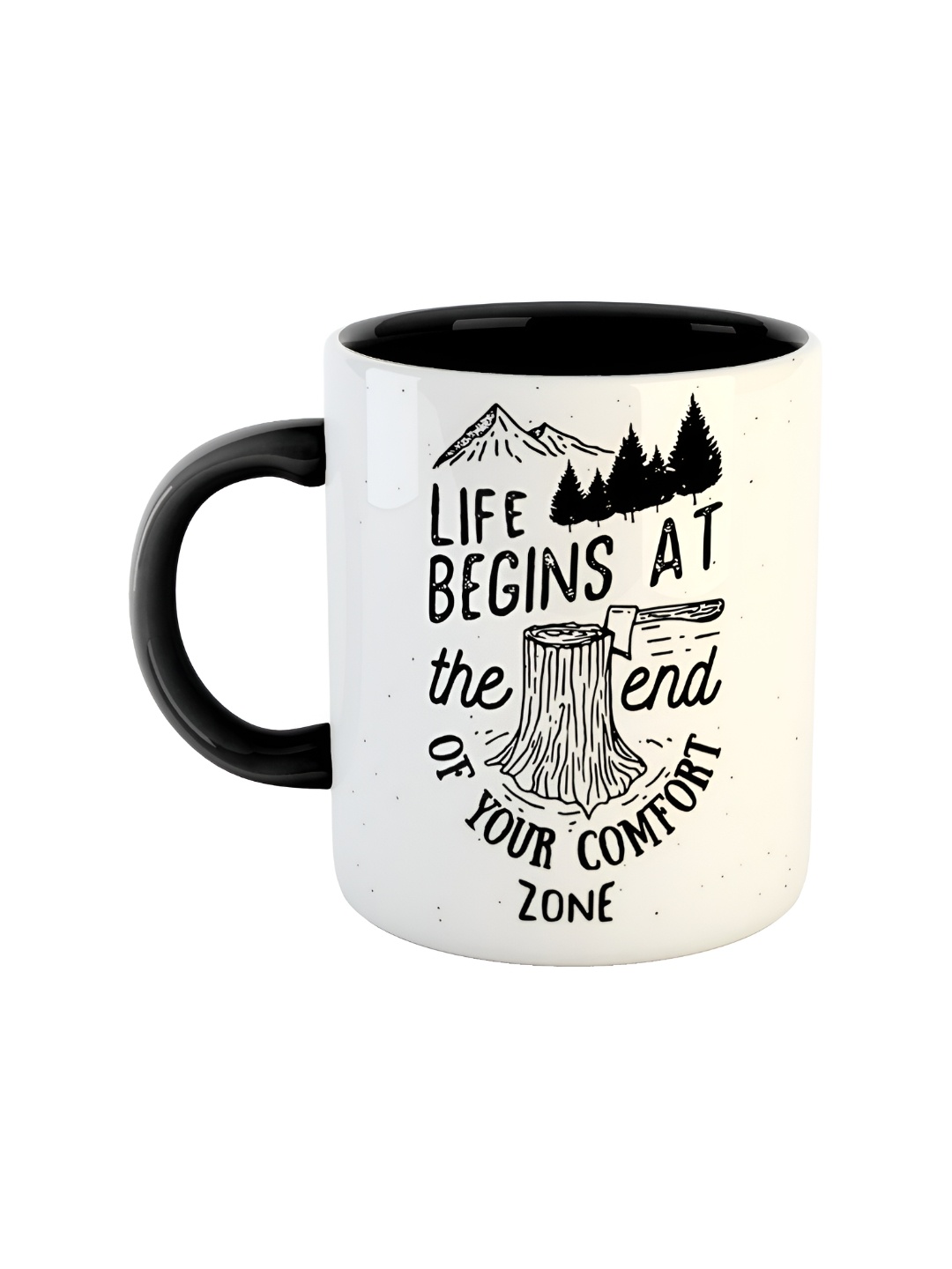 

ARTBUG Black & White Printed Ceramic Glossy Mug 350 ml