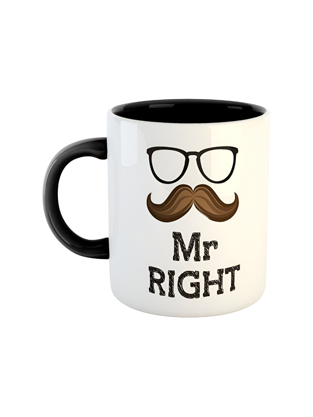 

ARTBUG Black White Printed Ceramic Glossy Mugs 350 ml