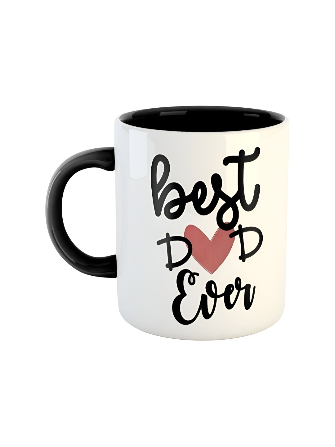 ARTBUG Black & White Text Or Slogans Printed Ceramic Glossy Mug 350ml