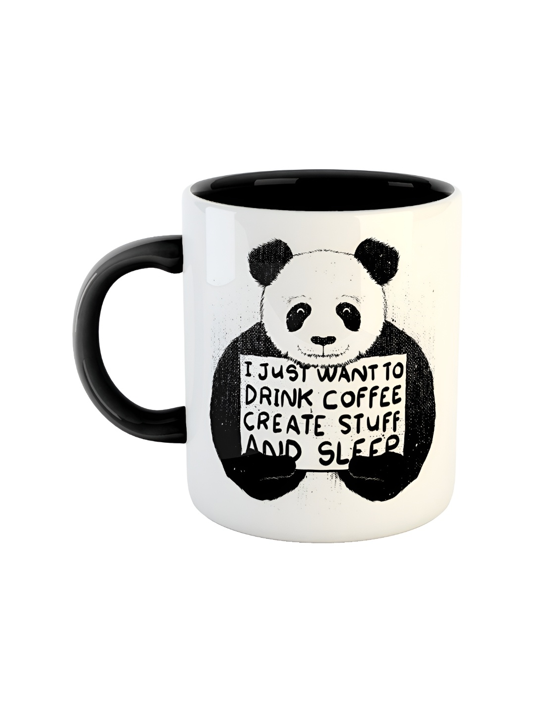 

ARTBUG Black & White Printed Ceramic Glossy Mug 350 ml