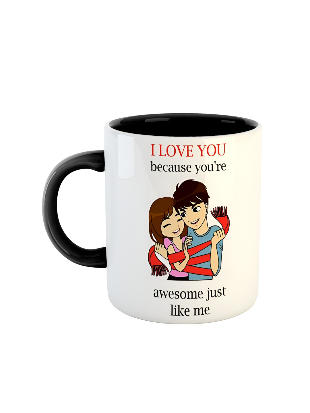 

ARTBUG Black & White Printed Ceramic Glossy Mug