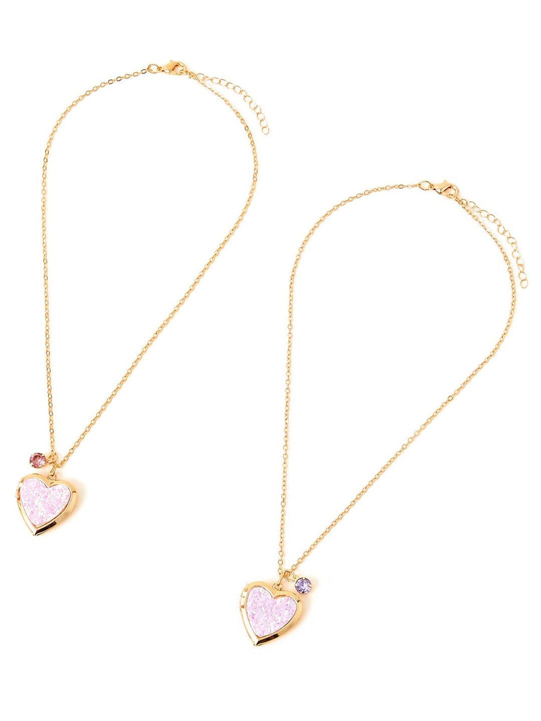 

Accessorize Set Of 2 Minimal Necklace, Gold