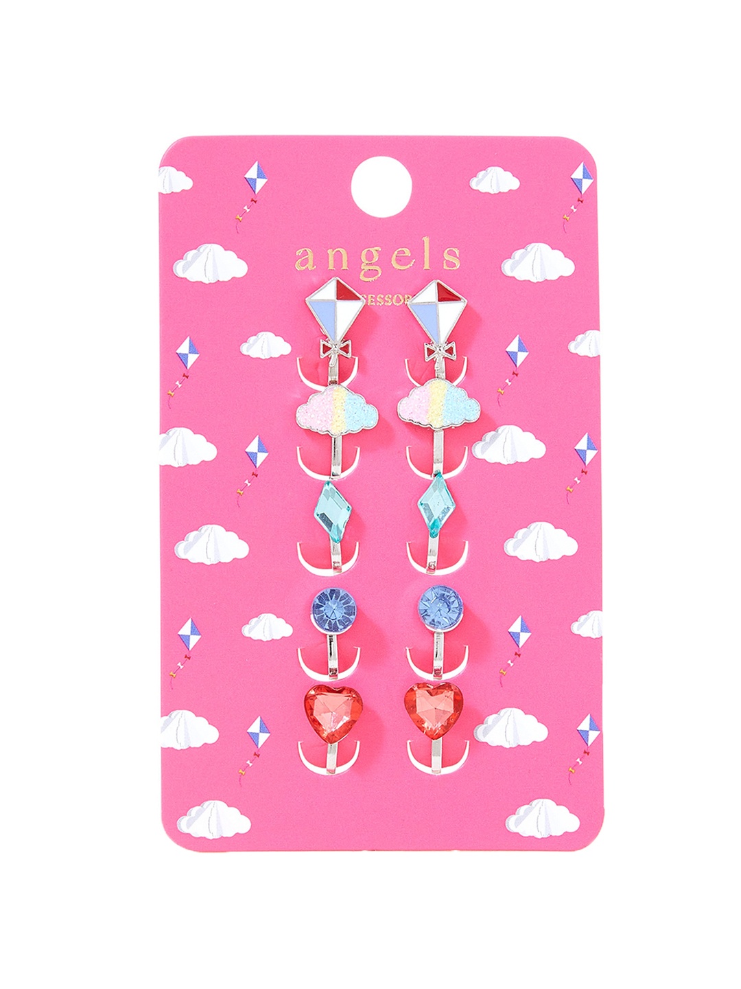 

Accessorize Set of 5 Contemporary Ear Cuff, Gold