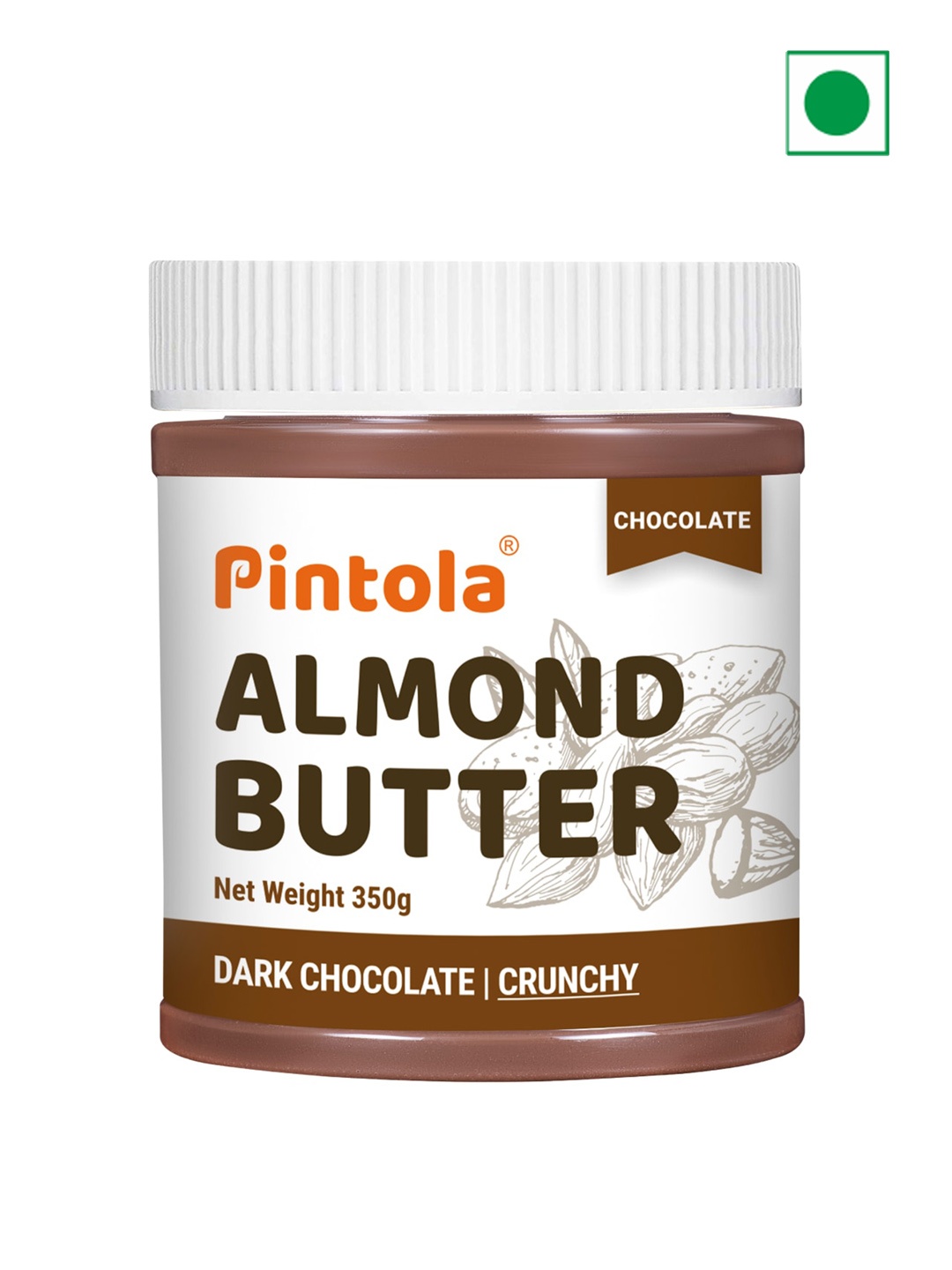 

Pintola Almond Choco Spread Crunchy 350 Gm, White