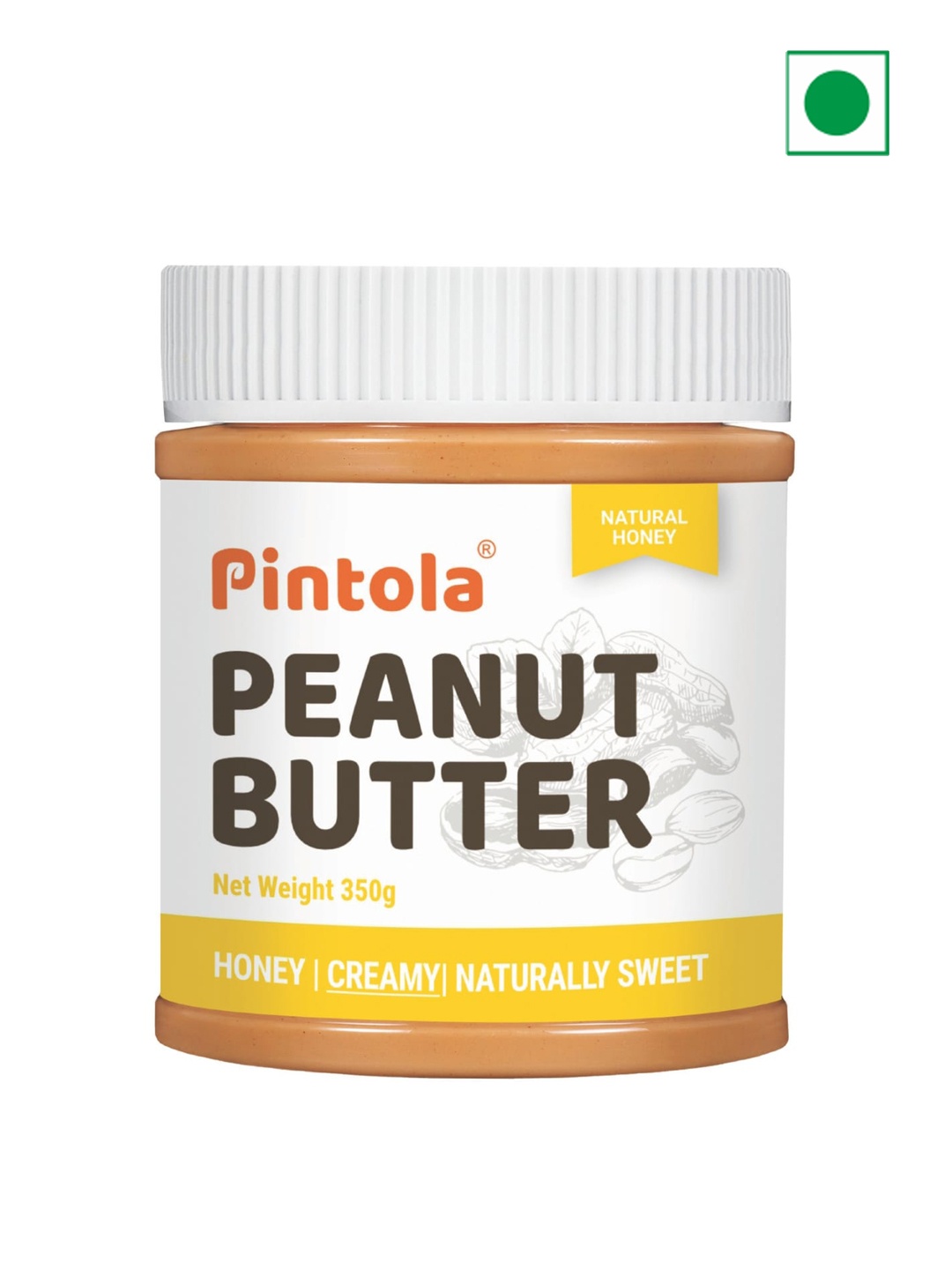 

Pintola Honey Peanut Butter Creamy, White