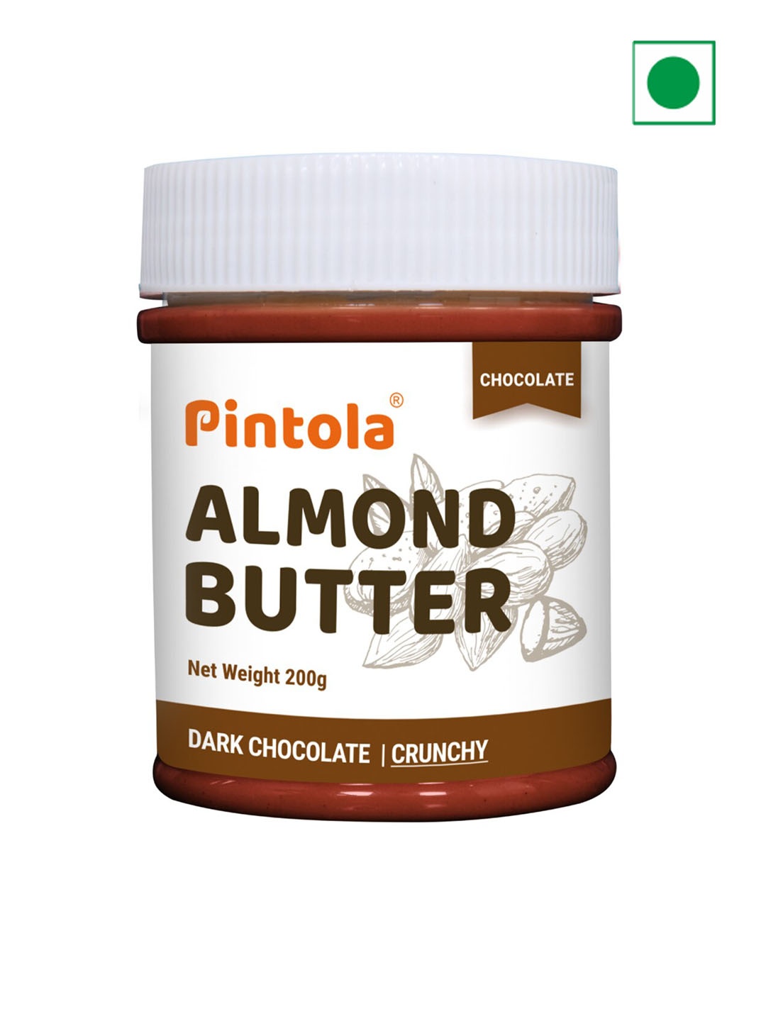 

Pintola Almond Choco Spread Crunchy -200g, White