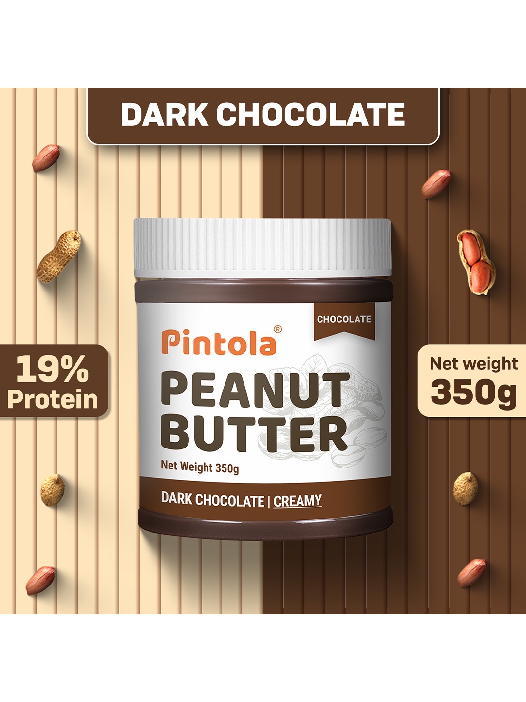 

Pintola Peanut Butter Chocolate Spreads-350 Gm, White