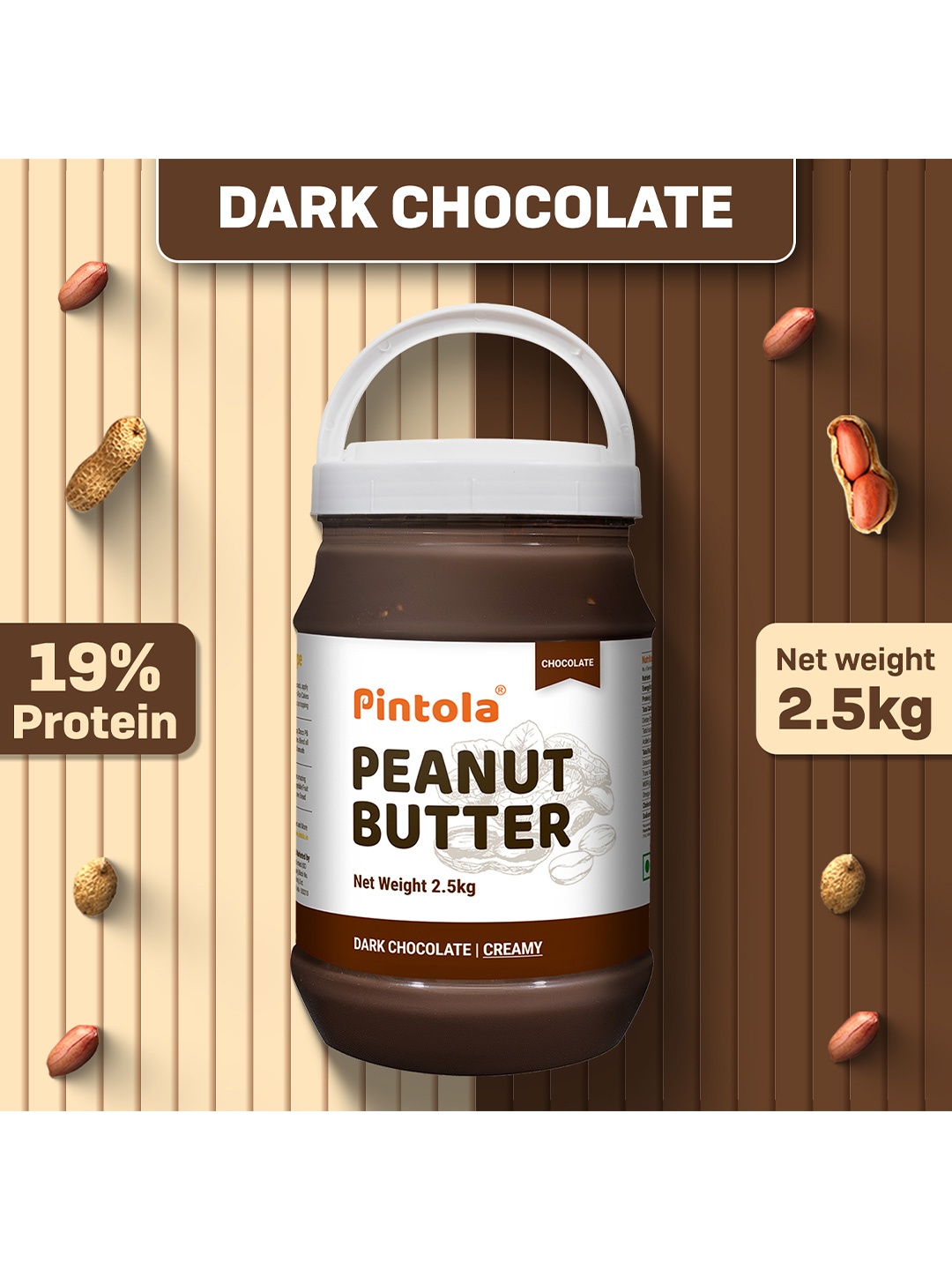

Pintola Peanut Butter Chocolate Spreads -2.5kg, White