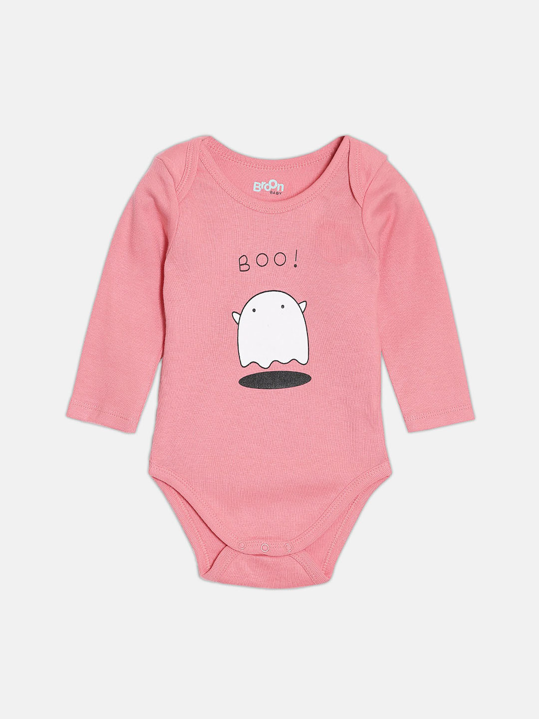 

Broon Infants Printed Skin Friendly Organic Cotton Bodysuit, Fuchsia