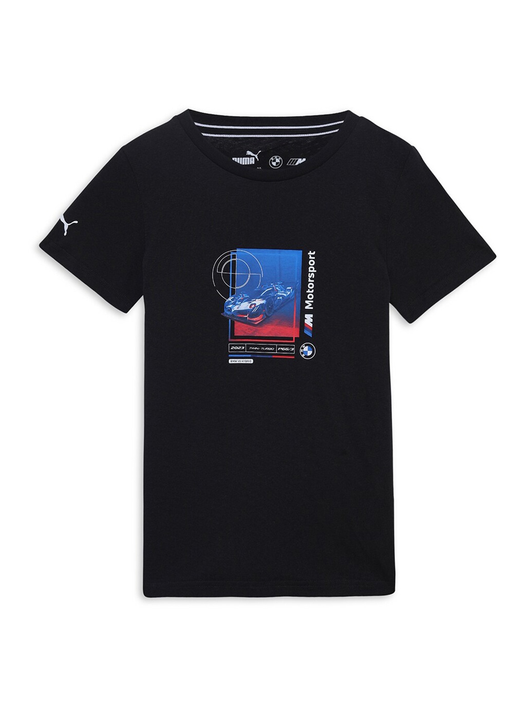 

PUMA Motorsport Kids BMW M Motorsport Youth Car Graphic T-shirt, Black
