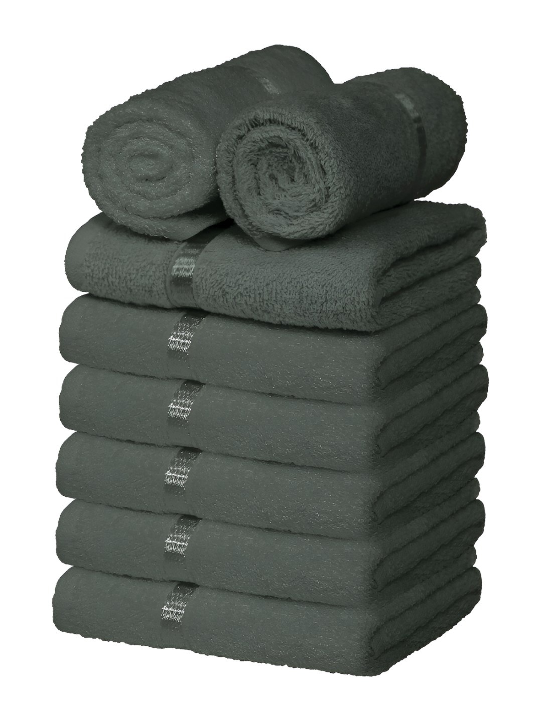

Story@home Grey 4 Pieces Cotton 450 GSM Hand Towels