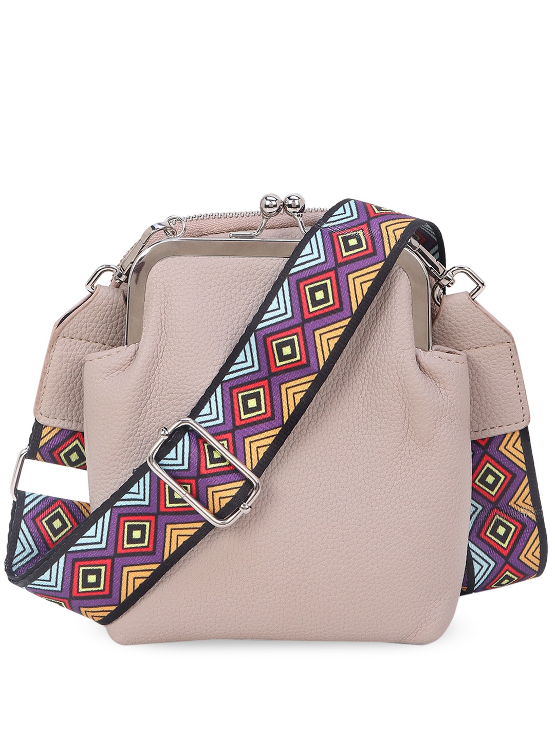 

Guhrl Structured Shoulder Bag, Beige