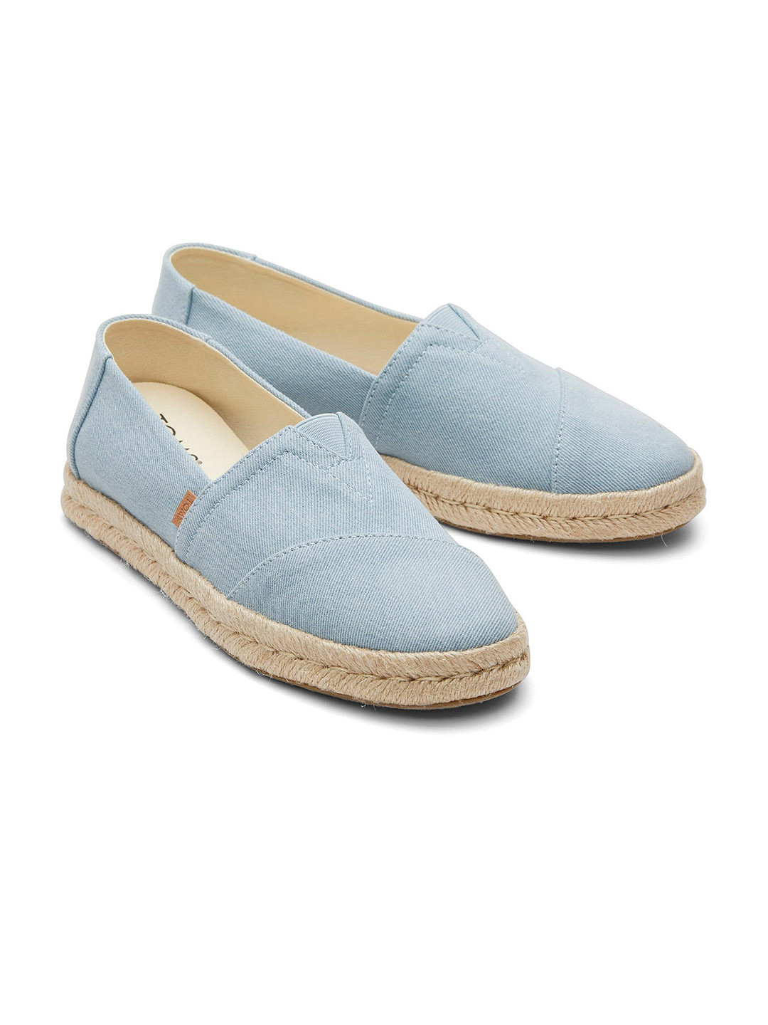 

TOMS Women Round Toe Textile Espadrilles, Blue
