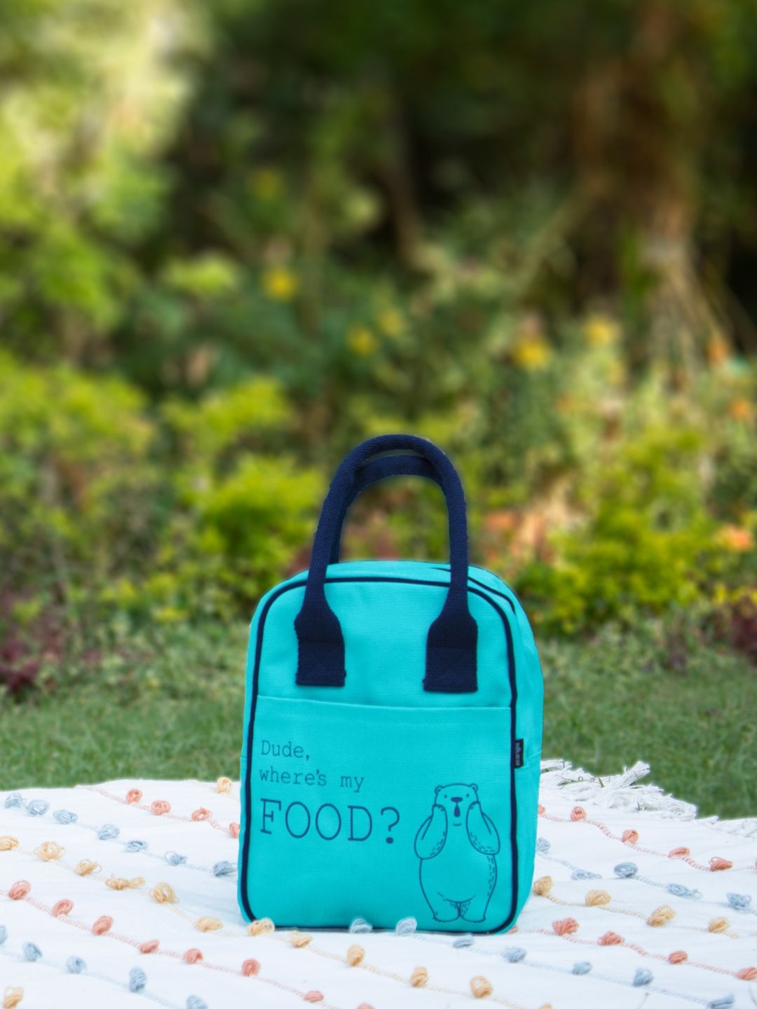 

EcoRight Insulated Canvas Lunch Bag, Blue