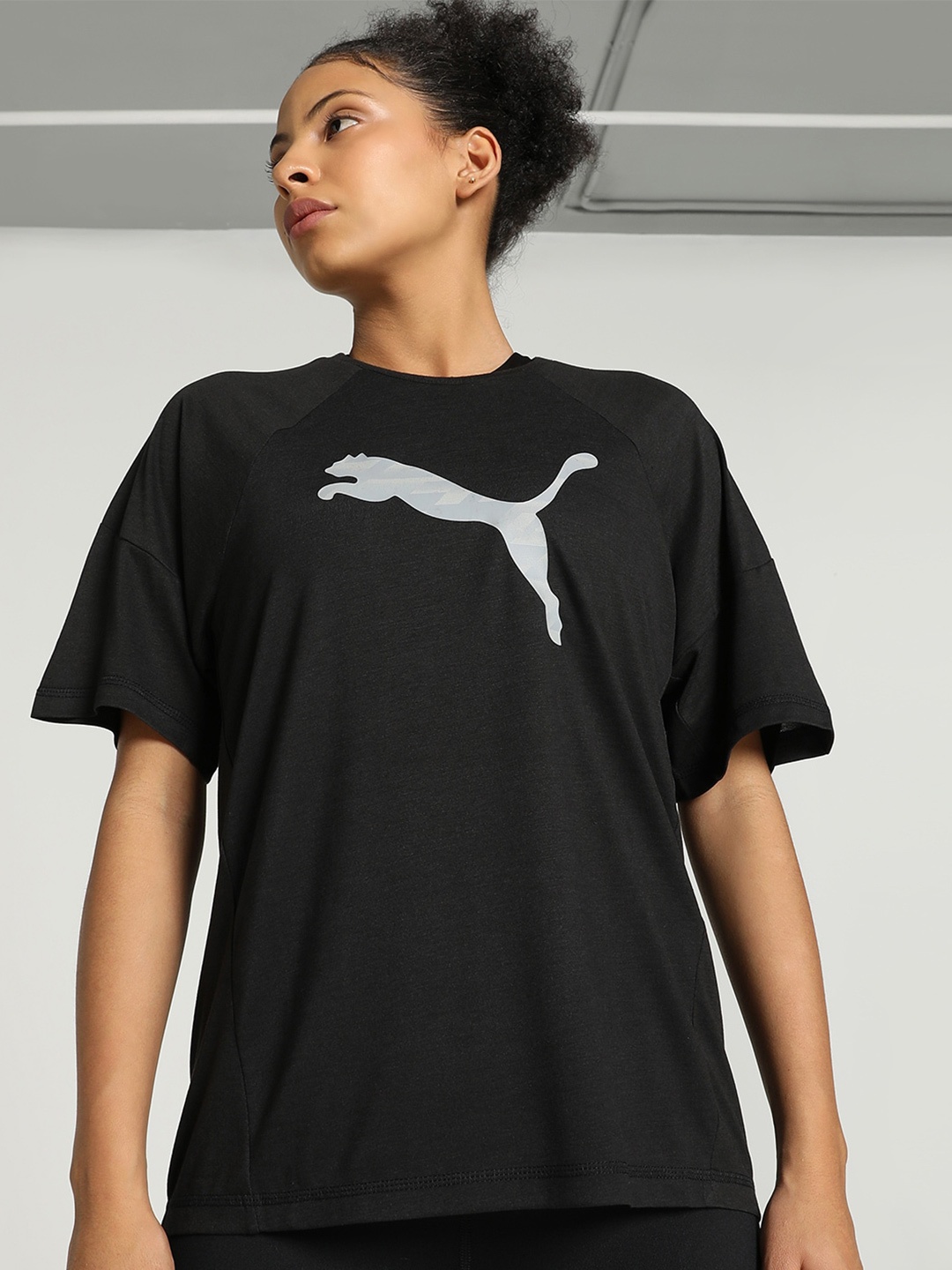 

Puma Evostripe Printed T-Shirt, Black