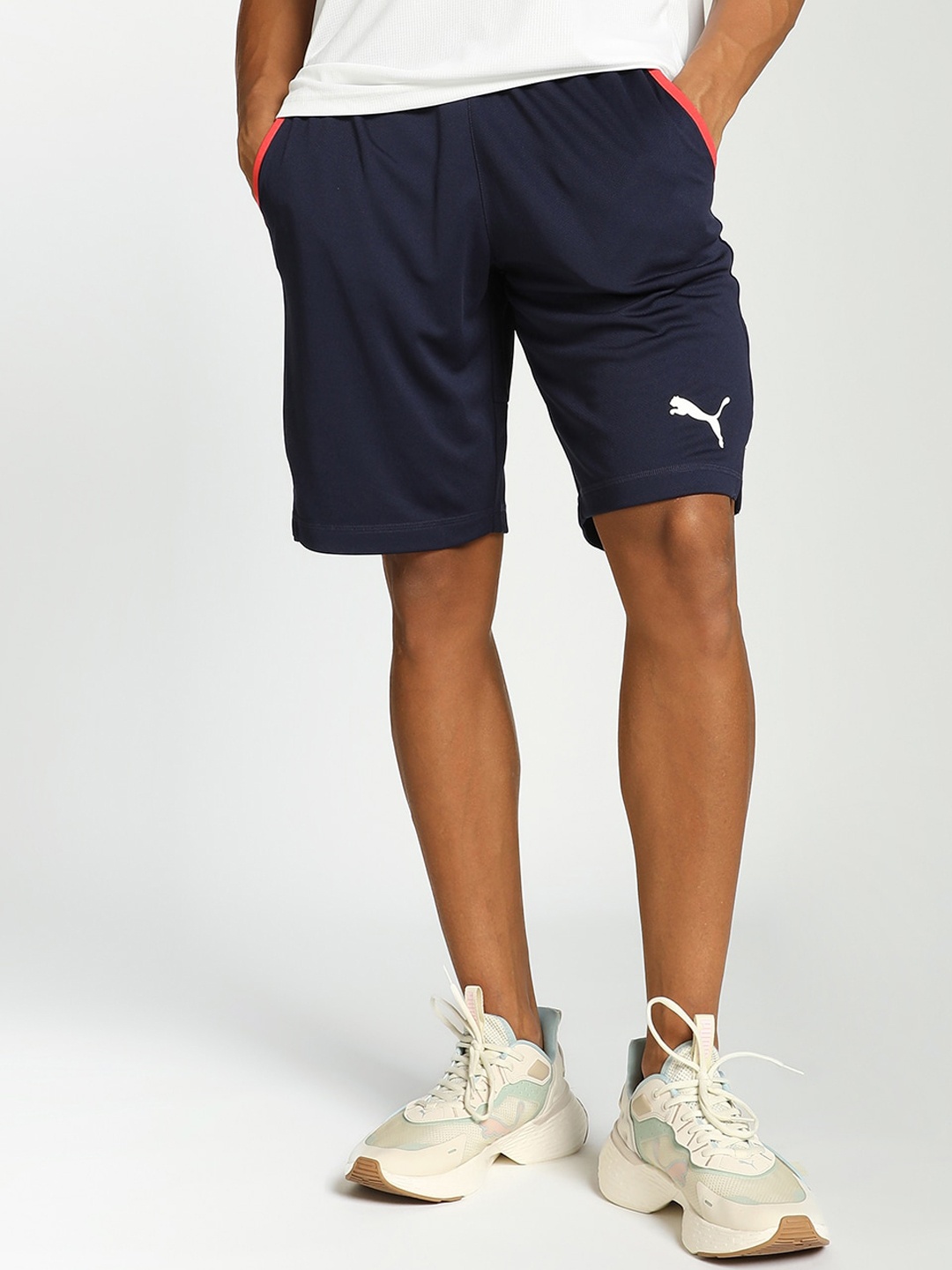 

Puma RTG Interlock 10" Men Regular Fit Shorts, Navy blue