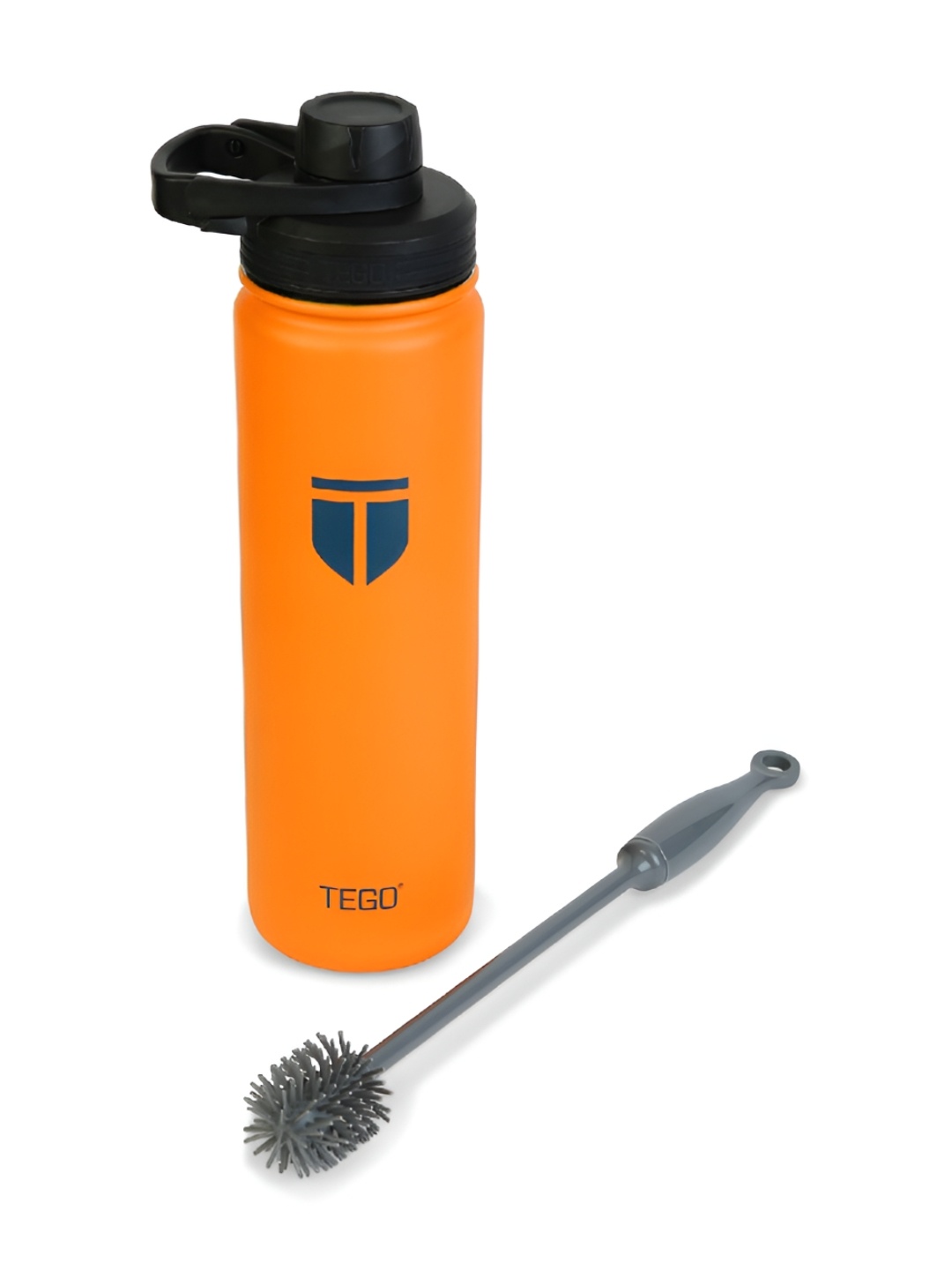 

TEGO Orange & Black Stainless Steel Double Wall Vacuum Water Bottle