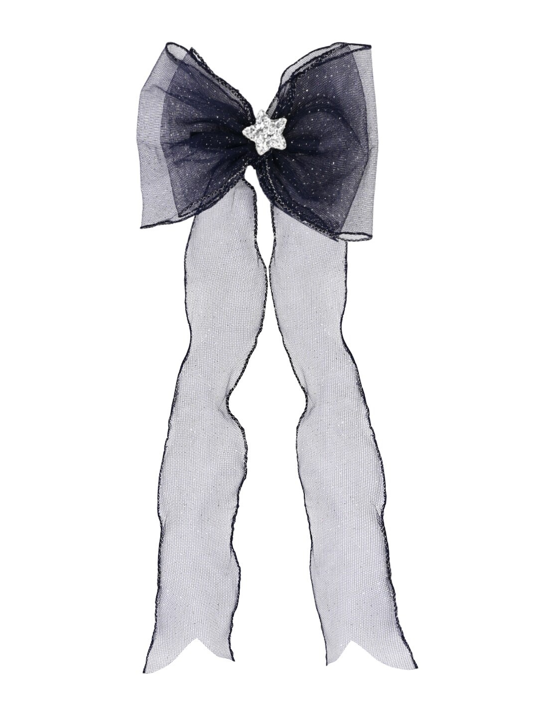 

Aye Candy Girls Bow Alligator Hair Clip, Navy blue