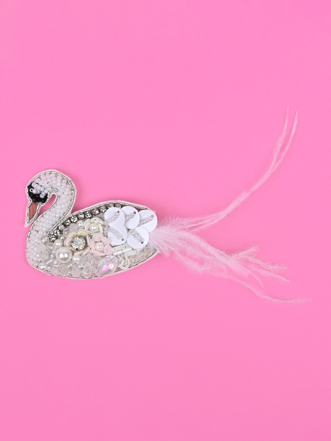 

Aye Candy Girls Embellished Alligator Hair Clip, White