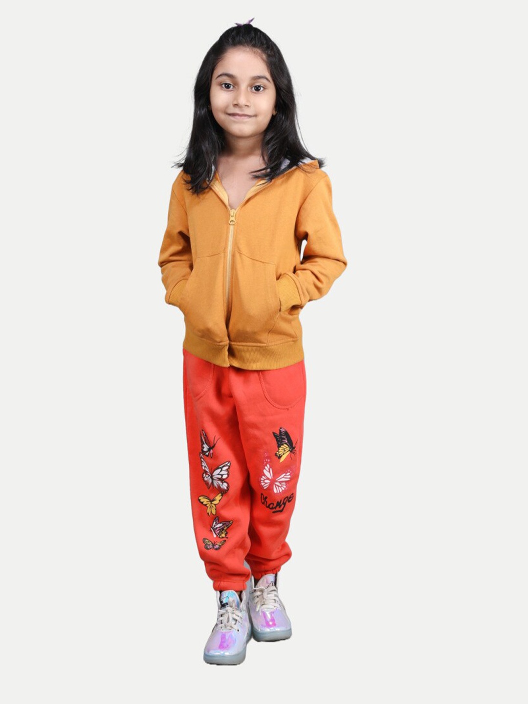 

BAESD Girls Zipper Hooded Pullover, Mustard