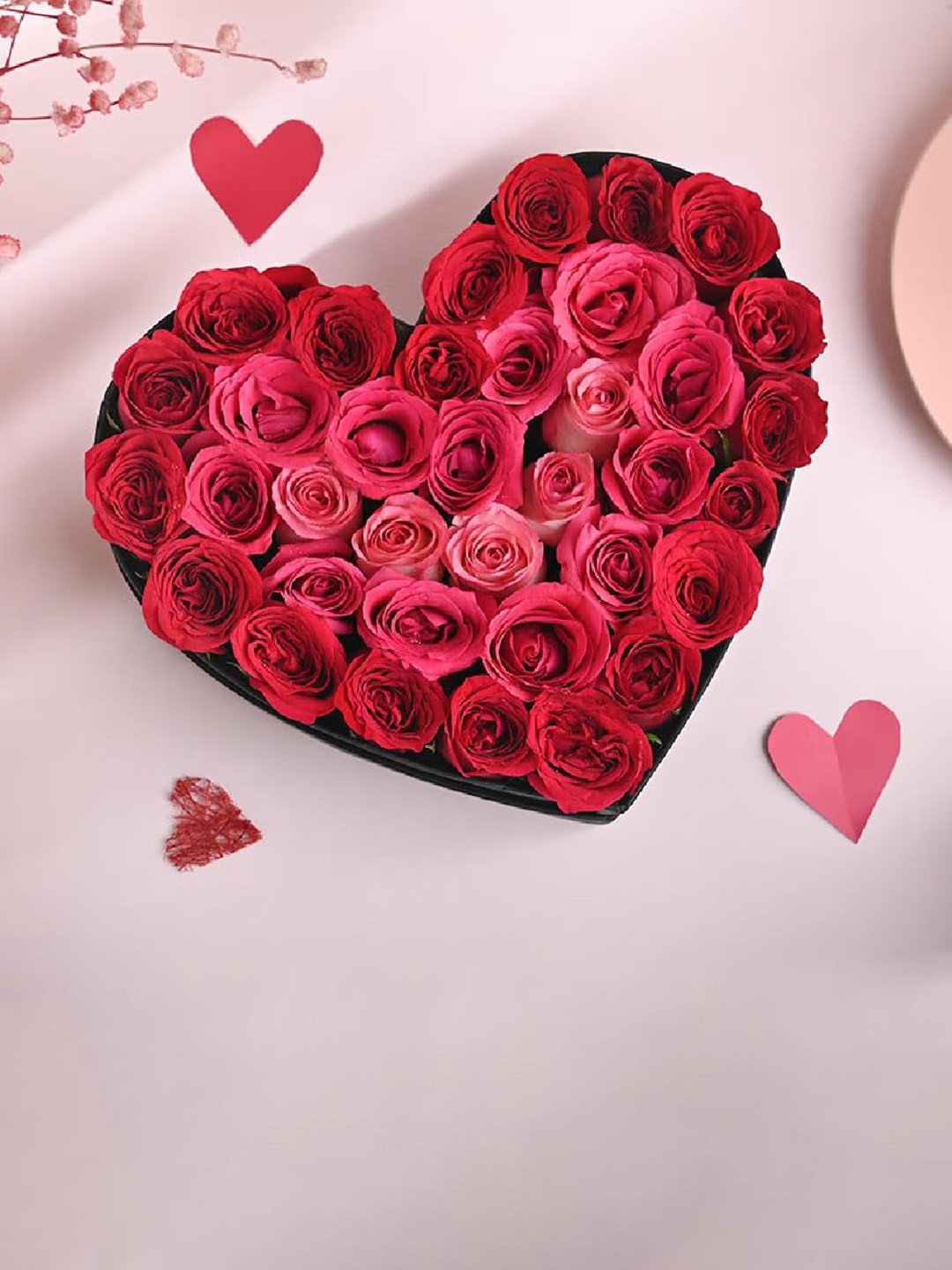

Floweraura 20Pcs Red & 15Pcs Pink Live Roses Flowers Bouquet