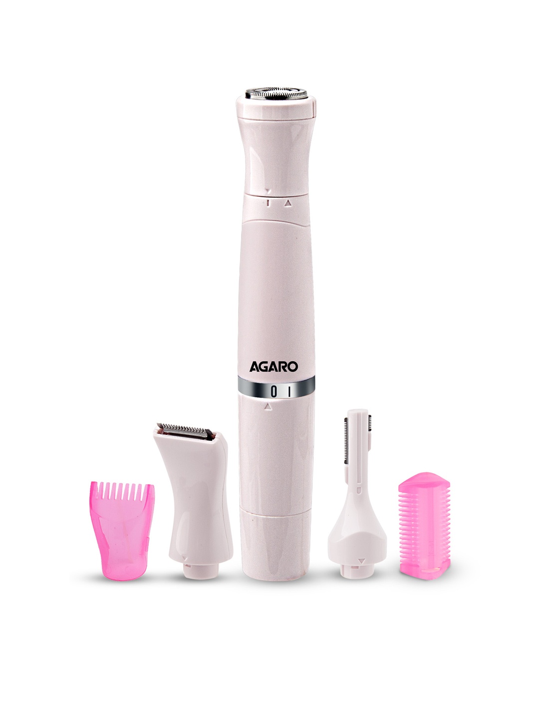 

Agaro Women Rechargeable IPX4 Water Resistant Multi Trimmer - Pink